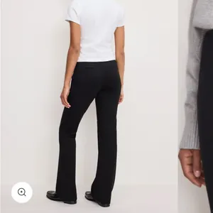 Good American Soft Stretch Ponte Straight Trousers thumbnail 3