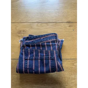 American Eagle Women Size‎ 6 Mid Rise Pinstripe Mini Jean Skirt Super Stretch thumbnail 15
