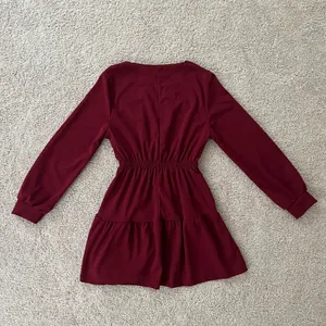 Burgundy dress Red thumbnail 3