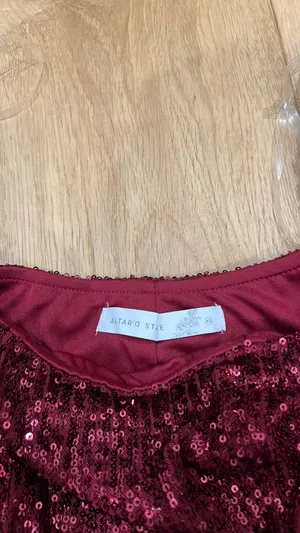 Altar’d State sequined red dress  thumbnail 4