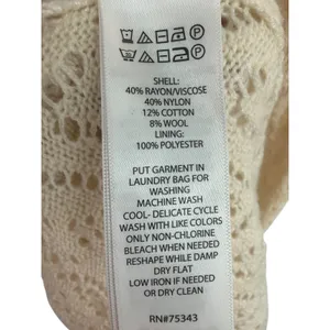 Tahari Womens Open Knit Sleeveless Maxi Dress Cream Size Small Resortwear Beach thumbnail 10