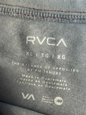 RVCA Washed Slate Blue Pocket Tee - Short Sleeve thumbnail 2