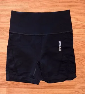 Gymshark Black High-Waist Bike Shorts thumbnail 1