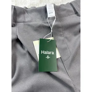 Halara Womens L Petite Gray Wide Leg Pants High RiseStretch NWT828092 PANTS ONLY thumbnail 5