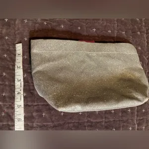 NWOT Glitter Bath and Body Works toiletry makeup travel bag Clutch thumbnail 3