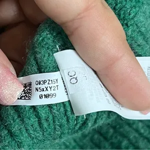 Aerie oversized green cable Knit Sweater size L thumbnail 5