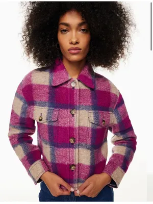 Aritzia‎ The Ganna cropped shirt jacket wilfred free XS $198 NWOT thumbnail 3
