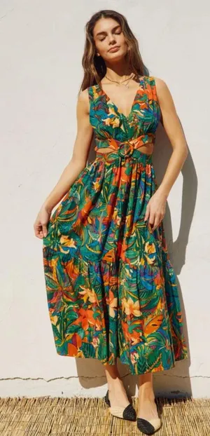 These Three Boutique midi dress thumbnail 1