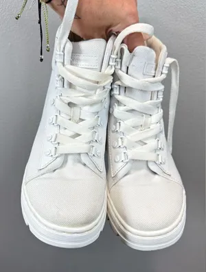 Dr Martens‎ Combs Combat Boots Women's White Size 6 thumbnail 1