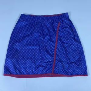 Court Haley Skort Womens Medium Blue Geometric Print Golf Tennis Built In Shorts thumbnail 2