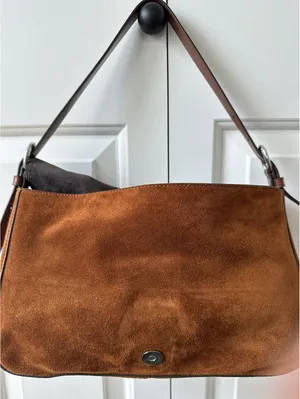 STAUD Harlow Medium Bag Tabac Suede thumbnail 6