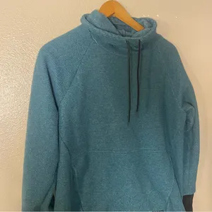 Simms Fishing Rivershed Womens M Green Fleece Lining Pockets Outdoor Casual pull thumbnail 2