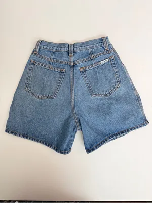 Vintage Bill Blass Denim Shorts High Rise Pockets Medium Wash Blue 90’s Y2K thumbnail 7