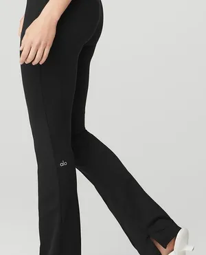 Alo Yoga Air Tech Zip It Flare Leggings Sz S thumbnail 1