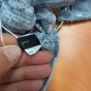 Velvet Halter Crop Top thumbnail 4
