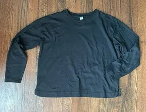 Old navy black long sleeve tee thumbnail 1