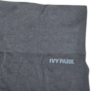 Ivy‎ Park Black Compression Seamless Cropped Leggings Cutout Design XXS thumbnail 6
