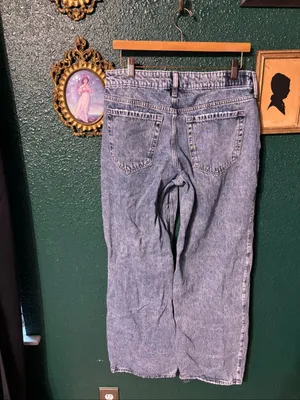 Hollister Low Rise Baggy Denim Jeans Sz 29 thumbnail 2
