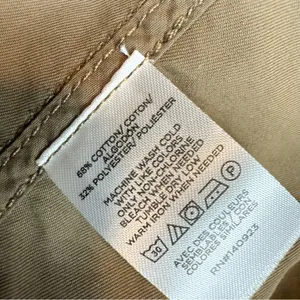 LOFT Twill Anorak Cropped Jacket Neutral Tan Brown Size Small thumbnail 12