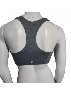 Old Navy Active Powersoft Medium Support Sports Bra in Gray, Size Small thumbnail 4
