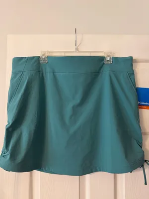 Columbia Teal Athletic Skort with Side Drawstrings size XXL brand new thumbnail 2