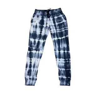 Pink Victoria Secret Tye Dye Blue and White Jogger Sweatpants (Size Small) thumbnail 2
