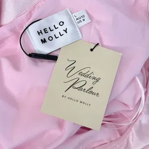 Hello Molly The Aurora Pink Satin Maxi Dress Wedding Parlor thumbnail 5