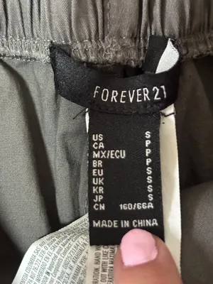 Forever 21 Y2K Gray Baggy Pants - Size Small thumbnail 3