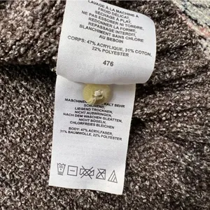 Womens Columbia Sweater Mock Turtleneck Button Shoulder Chocolate Brown Large thumbnail 10