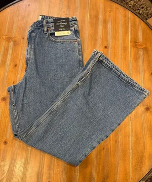 Abercrombie & Fitch The Vintage Flair High Rise Jeans Curve Women's 31 12s NWT thumbnail 1
