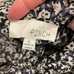 Adorable Black and white floral boho ruffle maxi dress pinch thumbnail 3