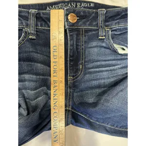 American Eagle Jegging Jeans Women’s 10 Tall Blue Super Stretch Denim Super Low thumbnail 6