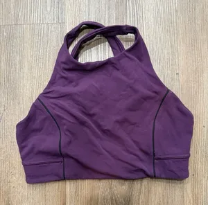 Lululemon Simply‎ Bare Sports Bra Women's Size 4 Purple thumbnail 1