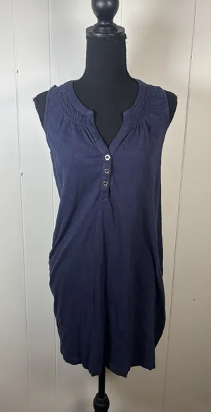 Lilly Pulitzer Essie Dress Womens Small Blue Pink Sleeveless Shift Sea Life‎ thumbnail 1