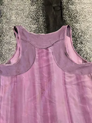 Womens sz4 Lululemon Sculpt Tank II– Brushed Spray Dye White Purple Ink thumbnail 6