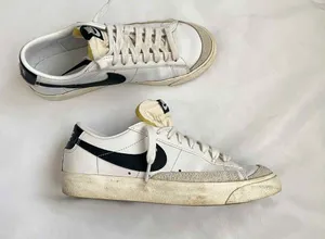 Nike Blazer Platform Sneakers White Size 7.5 thumbnail 2