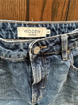 Hidden Wide Leg Cuffed Jeans Size 26 | Trendy Medium Wash Denim thumbnail 7