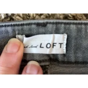 Loft Women's Mid-Grey The Curvy Sculpt‎ Jeggings Size 25/0 thumbnail 4