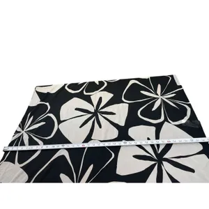 Anne Klein New York One Size Black White Floral Sheer Wrap Kimono Scarf NWT thumbnail 8