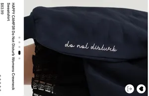 Happy Camp3r Teddy Bear Crewneck thumbnail 3