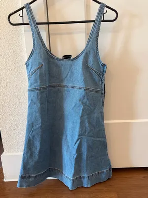 Princess Polly Mini Denim Dress thumbnail 4
