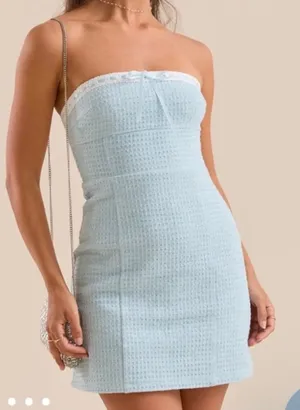 Baby blue altard state mini dress thumbnail 1