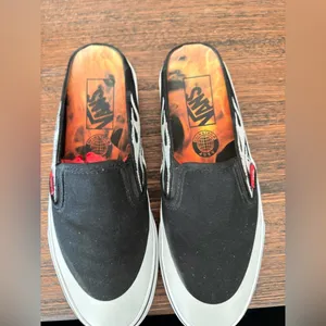Vans Slip-on Mule Black White Asap Rocky Men's Fashion Skate mens 6.5 wmns 8.0 thumbnail 4