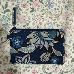Vera Bradley Lanyard Zip Wallet ID Case thumbnail 1