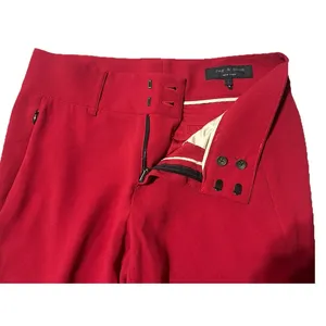 Rag & Bone Red Dress Pants Sz 4 Trousers Office Career Professional Holiday USA thumbnail 5