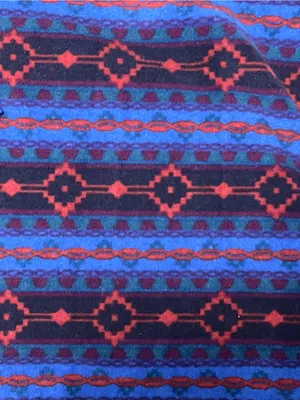 Eddie Bauer Women XL Aztec Fleece Pullover Southwestern Quarter Zip Cozy thumbnail 7
