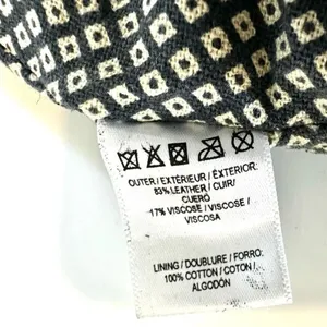 Anthropologie Jasper & Jeera Leather Crocheted Clutch Handbag thumbnail 9