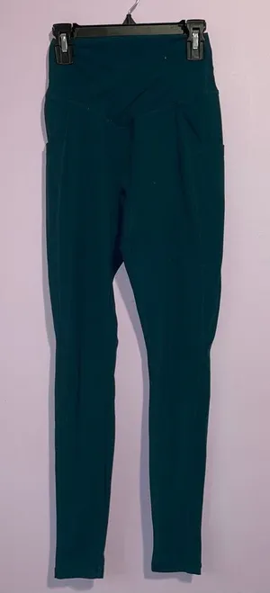 Buffbunny Leggings Womens Size XS Blue Pockets Athleisure Gym Outdoor thumbnail 1