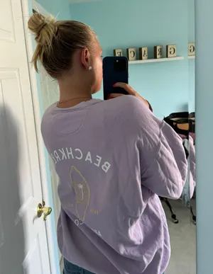 Beach Krew Crewneck Purple Size XL thumbnail 3
