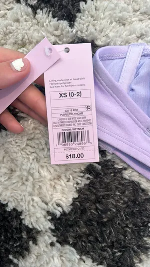 Target Purple One Strap Bikini Top thumbnail 3